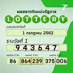 lottery 1 กรกฎาคม 2562